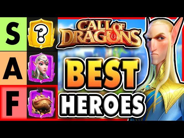 Call of Dragons: Top 10 BEST Heroes! Call of Dragons Best Heroes Guide & Tips