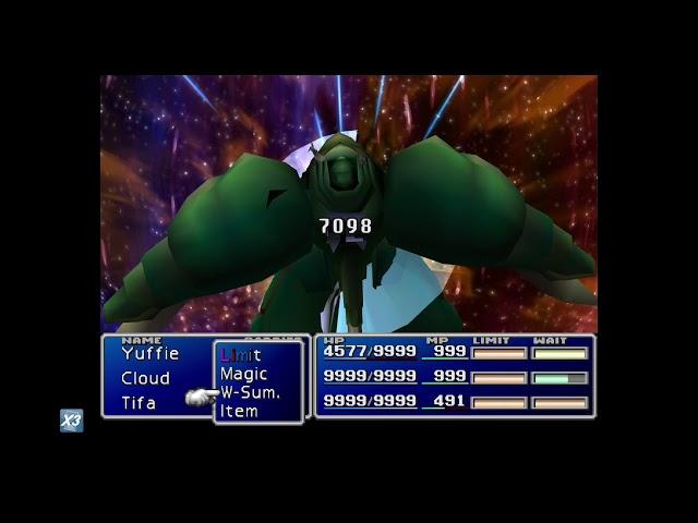 Final Fantasy VII: Emerald Weapon (End-Game Boss Battle)