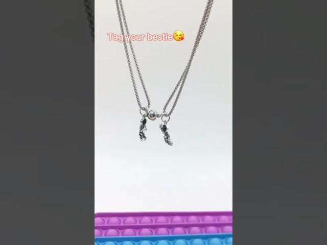 Couple necklace,best friend necklace