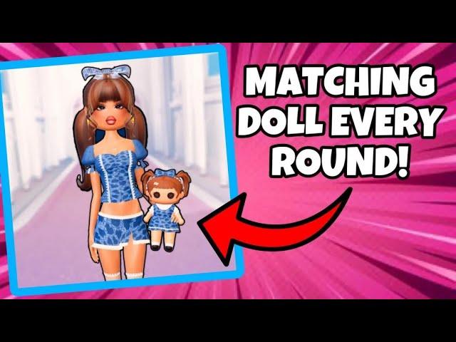 MATCHING DOLL EVERY ROUND in Dress to Impress!