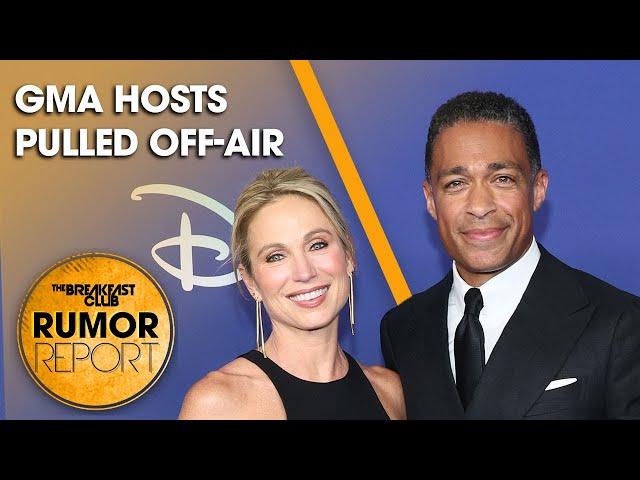 GMA Hosts T.J. Holmes & Amy Robach Pulled Off-Air After Alleged Affair