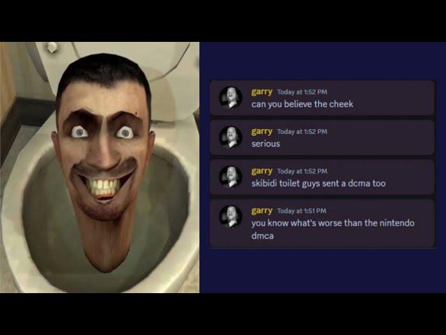 Skibidi Toilet's Legal Action against Gmod