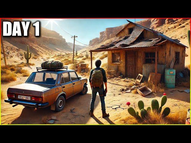 Day 1 Infinite Mode in This Post Apocalyptic Survival Game - Drive Beyond Horizons