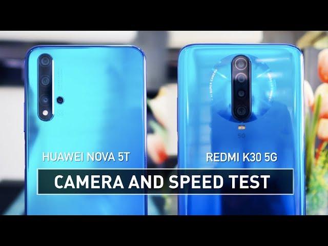 Nova 5T vs Redmi K30 5G SPEED TEST & CAMERA TEST | Zeibiz