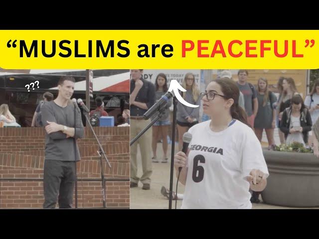 This Muslim CLAIMED the Quran is PEACEFUL-Christian Preacher Response (Christian vs. Muslim Debate)