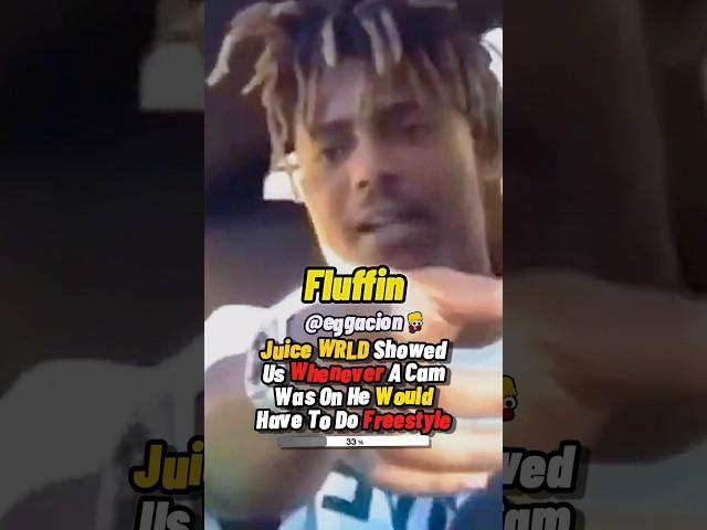 WHENEVER A CAMERA TURNS ON JUICE WRLD IS RIGHT THERE DOING A FREESTYLE…