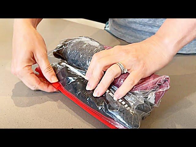 Everyone Was Stunned And Bought Zip Lock Bags After Seeing This Genius Travel Hack!