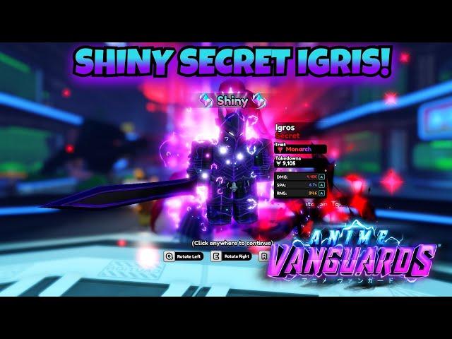 SHOWCASING SHINY MONARCH  IGRIS SECRET IN ANIME  VANGUARDS