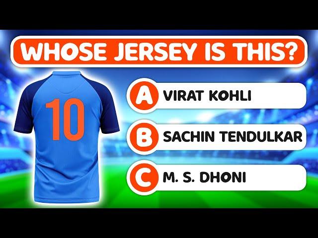 Guess the Indian Cricketers by their Jersey numbers | Cricket quiz challenge | Puzzlescapes