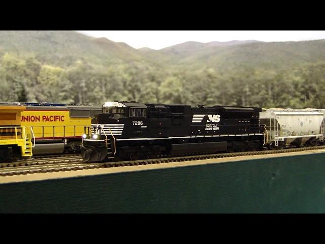 Custom Norfolk Southern SD70ACU #7286 w/ LokSound