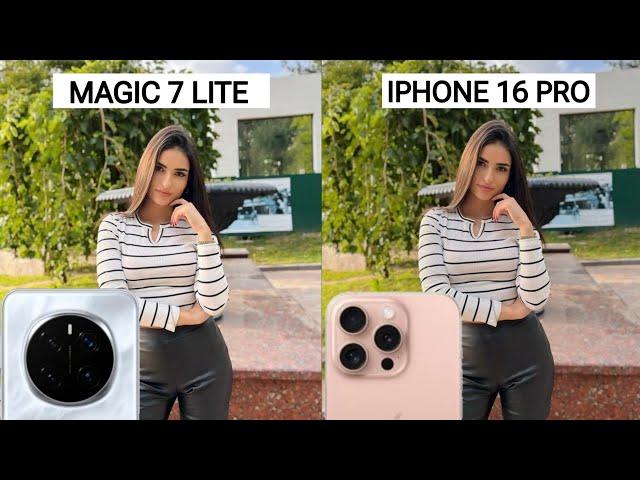 Honor Magic 7 Lite VS Iphone 16 pro Max Camera test Comparison