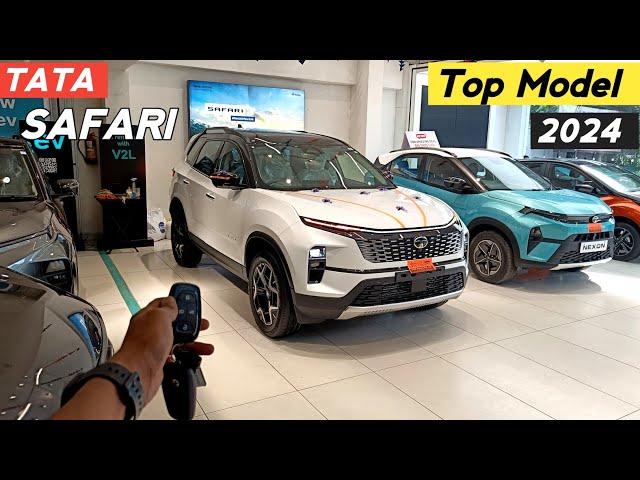 Tata Safari Top Model Accomplished+ AT 2024 ️| लो भाई! आ गया SUV का बाप |