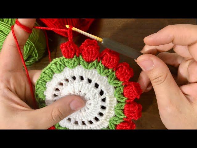 incredible easy and magnificendt flover knitting crochet pattern  crochet motif world #crochet