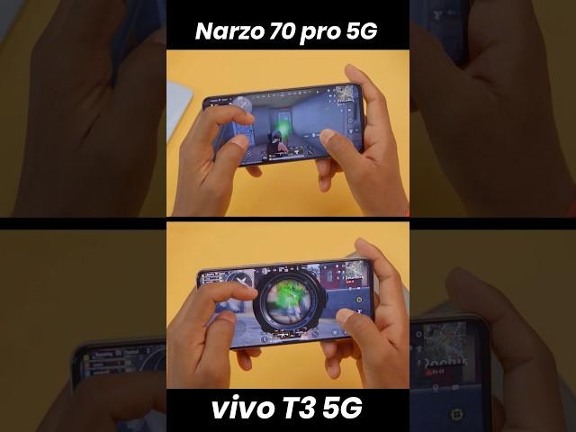 vivo T3 5G vs Realme Narzo 70 Pro 5G Gaming Test #bestphoneunder20k