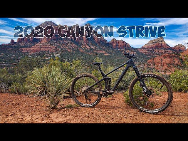 2020 Canyon Strive CF 8.0 - Demo Ride and Review - Sedona, AZ - 4k MTB