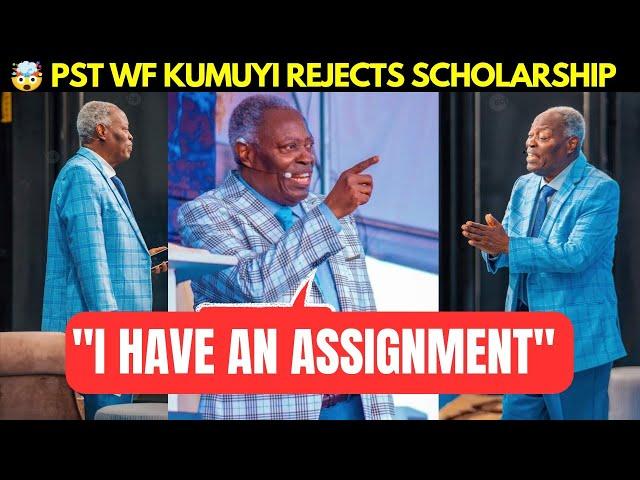 PST. DR. WFKUMUYI:"HOW I REJECTED JUICY OPPORTUNITIES (TEMPTATIONS )TO LOSE FOCUS ON DIVINE MANDATE