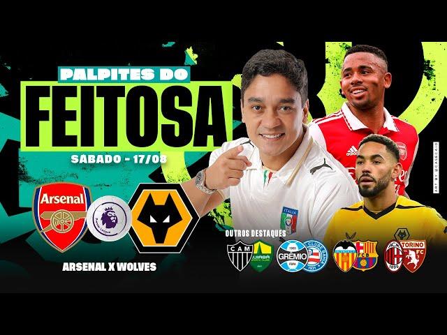 PALPITES DE FUTEBOL DIA 17/08/2024 + BILHETE FEITO