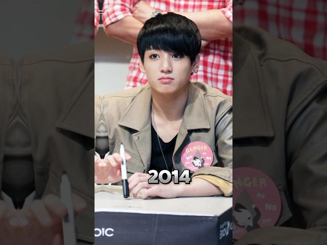 jungkook old  pic vs new pic#barkha