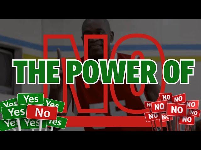 The Power of No: How to say yes to your purpose