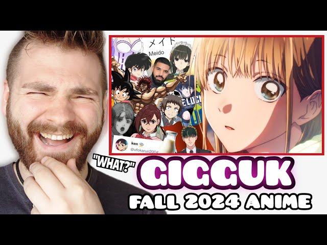 Gigguk's Fall 2024 Anime in a Nutshell | FIRST TIME REACTION!