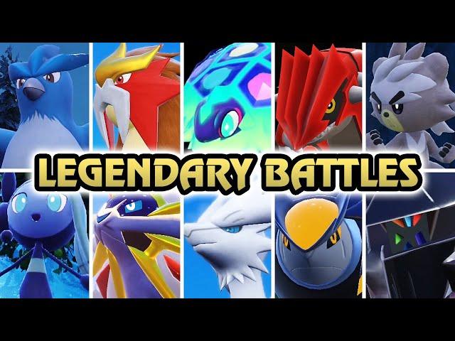 Pokémon Scarlet & Violet: The Indigo Disk - All Legendary Pokémon Battles (HQ)