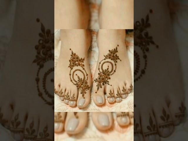 Beautiful Feet mehandi designs ️#mehndi #henna #ytshorts #trending #instagram #2024 #viralreels