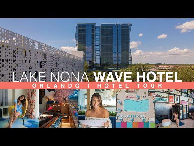 Tour Of Lake Nona Wave Hotel | Futuristic Hotel in Orlando, FL With Self-driving Cars & Smart Rooms