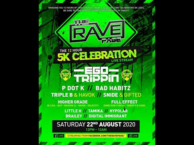 P DOT K & MC ELEMENT | THE RAVE PAGE | 12 HOUR LIVE STREAM | AUG 22ND 2020 (FULL SET)