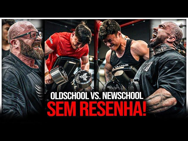 OLDSCHOOL VS. NEWSCHOOL!! | *Ganley intimou atleta de 20 anos!!*