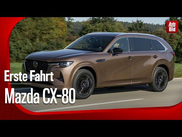 Mazda CX-80 | Nobel-SUV mit bis zu sieben Sitzen | Erste Fahrt mit Dirk Branke