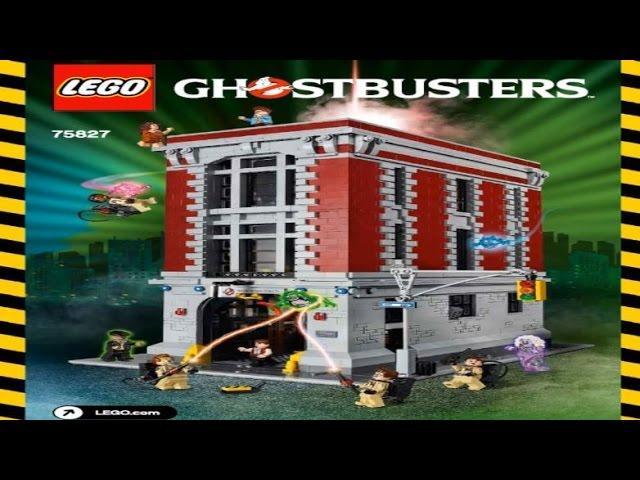 LEGO Ghostbusters FIREHOUSE HEADQUARTERS 75827 - Лего Охотники за Привидениями Штаб Охотников