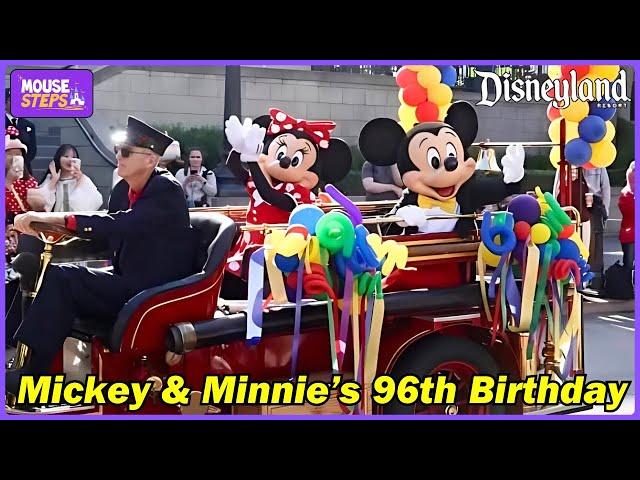 Mickey & Minnie Mouse 96th Birthday Parade at Disneyland 2024