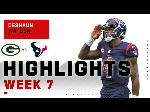 Deshaun Watson Highlights vs. Packers | NFL 2020