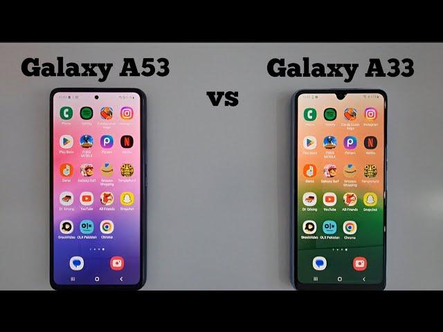 Samsung A53 vs A33 in 2024 || Speed Test