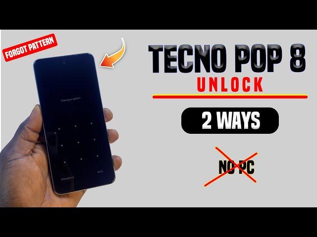 Hard Reset Tecno Pop 8 | Factory Reset Remove Pattern/Lock/Password  Tecno Hard Reset Pattern Unlock