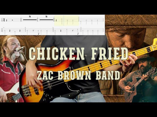 Zac Brown Band - Chicken Fried Bass Cover (W/ Backing Track & Tabs)