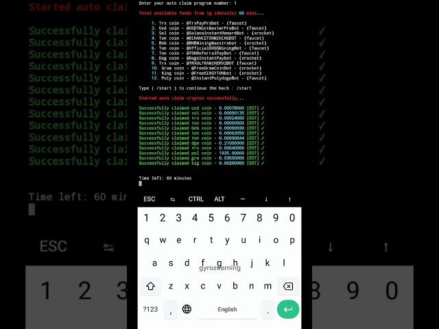Termux script to claim crypto coins in faucet pay  // instant withdraw in binance app  #crypto