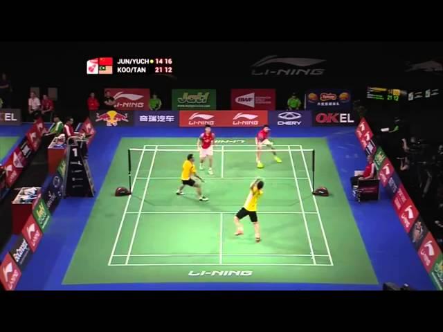 Incredible point by Koo Kien Keat and Tan Boon Heong - Badminton World Championships 2014