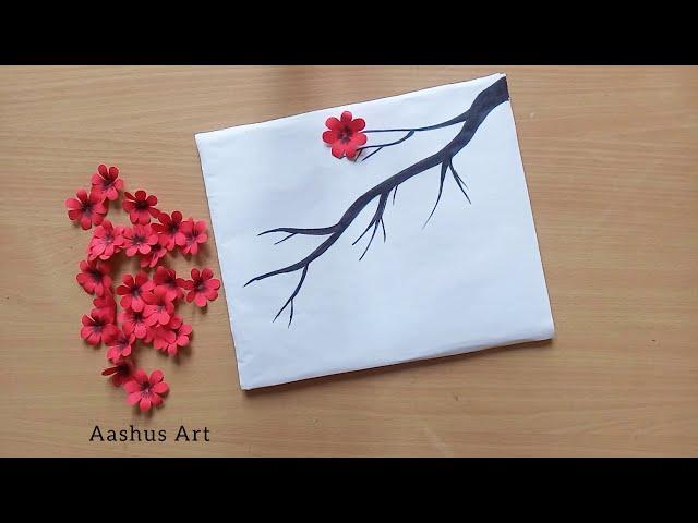 Paper Craft For Home Decoration | Wall Hanging Ideas | Paper Flower Wall Hanging | Paper Craft.