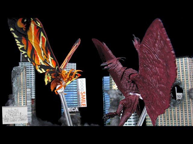 SH MonsterArts Mothra And Rodan 2019 - Godzilla King Of The Monsters Kaiju Figure Review