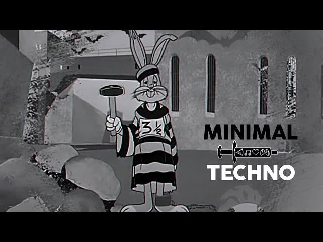 Classic Minimal Techno Cartoon Tripping 2024 Bugs Bunny in Prison (Boris Brejcha Style) by RTTWLR