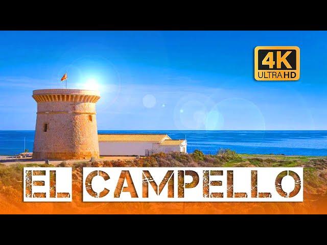 EL CAMPELLO 4K, ALICANTE, COSTA BLANCA, RECORRIDO AÉREO