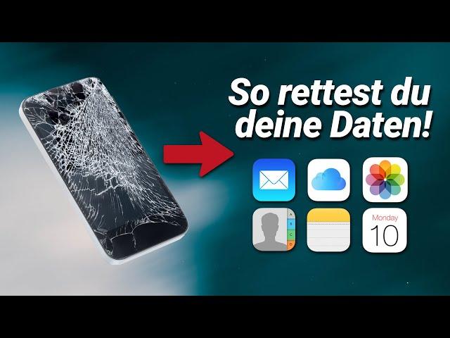 iPhone kaputt und geht nicht mehr an? iPhone Daten retten, auch ohne Display!