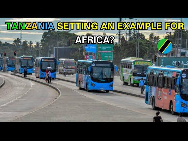 Tanzania Has The BEST Transport System In Africa; Dar es Salaam Tanzania BRT System