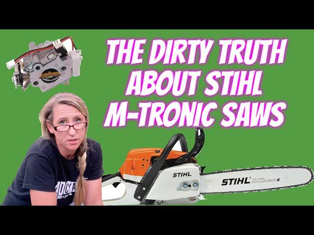 STIHL M-TRONIC CHAINSAW HAS NO CARBURETOR ADJUST, WILL IT "RESET" TO REGULATE FUEL CORRECTLY?