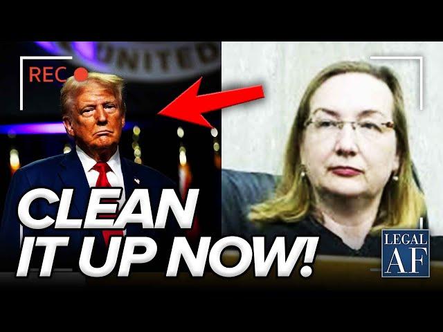 FED UP Judge SLAMS Trump and IMMEDIATELY Makes Him Clean Up His MESS