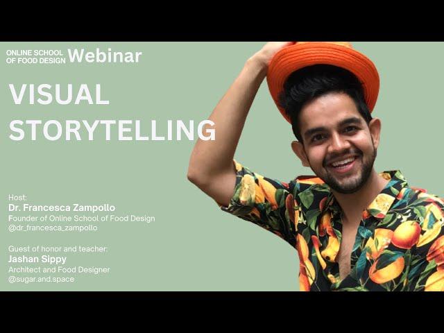 Storytelling through Choux | Food Design Webinar with Jashan Sippy | Dr. Francesca Zampollo