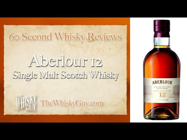 Aberlour 12 Single Malt Scotch Whisky - 60 Second Whisky Review #068