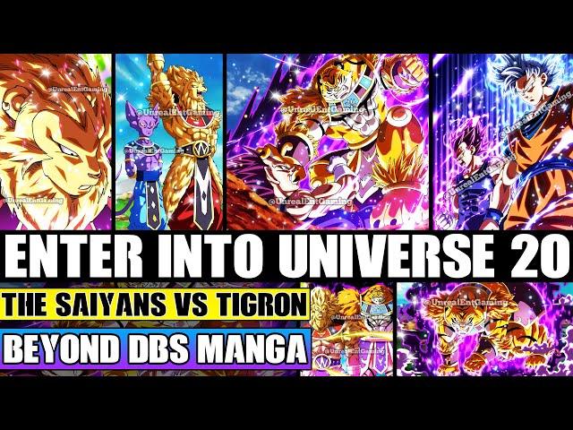 Beyond Dragon Ball Super Enter Into The Legendary Universe! Destroyer Tigron Vs Goku And Vegeta!