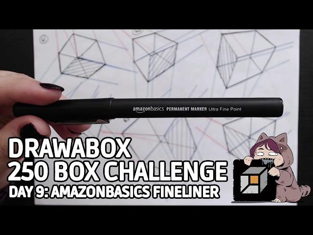 Drawabox 250 Box Challenge - AmazonBasics Pen Review